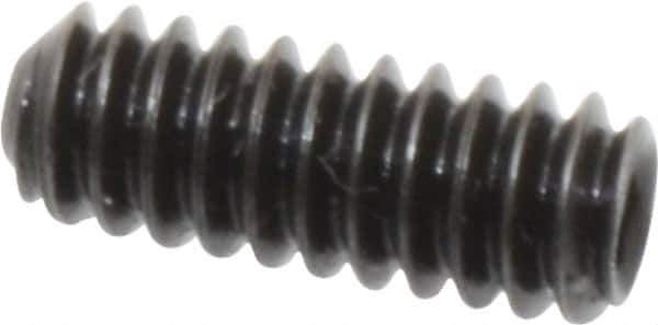 Holo-Krome - #10-24 UNC, 1/2" OAL, Cup Point Set Screw - Grade 8 Alloy Steel, 3/32" Key - USA Tool & Supply