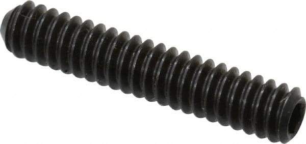 Holo-Krome - #10-24 UNC, 1" OAL, Cup Point Set Screw - Grade 8 Alloy Steel, 3/32" Key - USA Tool & Supply