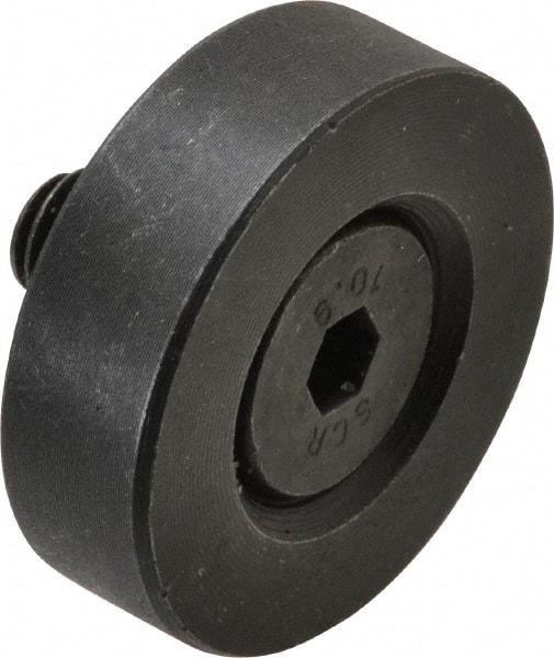 Gibraltar - 5/16-18 Thread, 1-1/4" OD, 3/8" High, Flat Foot - Steel & Lead Alloy - USA Tool & Supply