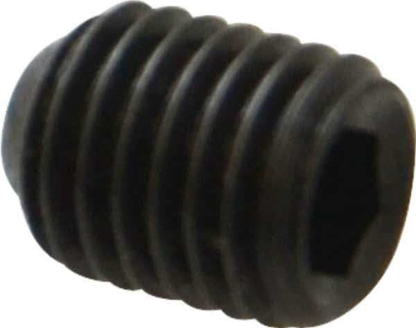 Holo-Krome - 1/4-28 UNF, 5/16" OAL, Cup Point Set Screw - Grade 8 Alloy Steel, 1/8" Key - USA Tool & Supply
