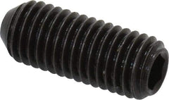 Holo-Krome - 1/4-28 UNF, 5/8" OAL, Cup Point Set Screw - Grade 8 Alloy Steel, 1/8" Key - USA Tool & Supply