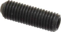 Holo-Krome - 1/4-28 UNF, 3/4" OAL, Cup Point Set Screw - Grade 8 Alloy Steel, 1/8" Key - USA Tool & Supply