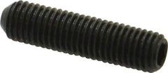 Holo-Krome - 1/4-28 UNF, 1" OAL, Cup Point Set Screw - Grade 8 Alloy Steel, 1/8" Key - USA Tool & Supply