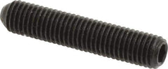 Holo-Krome - 1/4-28 UNF, 1-1/4" OAL, Cup Point Set Screw - Grade 8 Alloy Steel, 1/8" Key - USA Tool & Supply