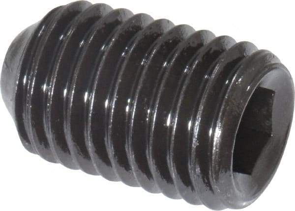 Holo-Krome - 5/16-24 UNF, 1/2" OAL, Cup Point Set Screw - Grade 8 Alloy Steel, 5/32" Key - USA Tool & Supply