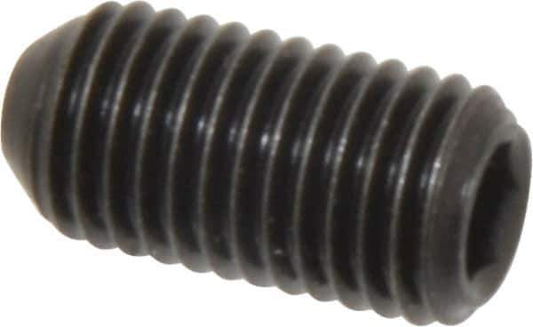 Holo-Krome - 5/16-24 UNF, 5/8" OAL, Cup Point Set Screw - Grade 8 Alloy Steel, 5/32" Key - USA Tool & Supply