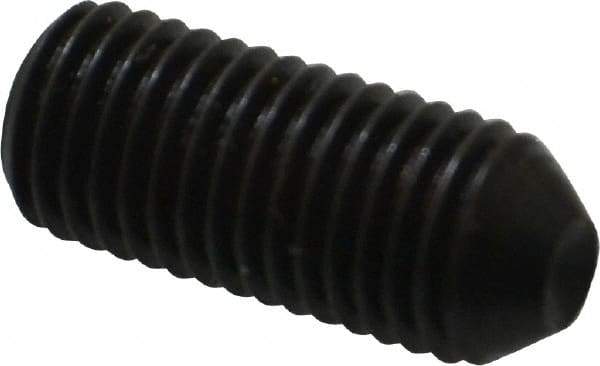 Holo-Krome - 5/16-24 UNF, 3/4" OAL, Cup Point Set Screw - Grade 8 Alloy Steel, 5/32" Key - USA Tool & Supply