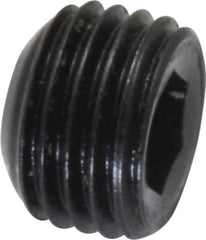 Holo-Krome - 3/8-24 UNF, 1/4" OAL, Cup Point Set Screw - Grade 8 Alloy Steel, 3/16" Key - USA Tool & Supply