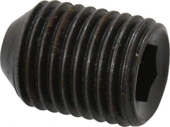 Holo-Krome - 3/8-24 UNF, 1/2" OAL, Cup Point Set Screw - Grade 8 Alloy Steel, 3/16" Key - USA Tool & Supply