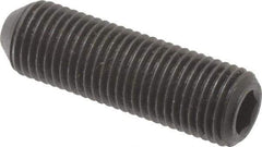 Holo-Krome - 3/8-24 UNF, 1-1/4" OAL, Cup Point Set Screw - Grade 8 Alloy Steel, 3/16" Key - USA Tool & Supply