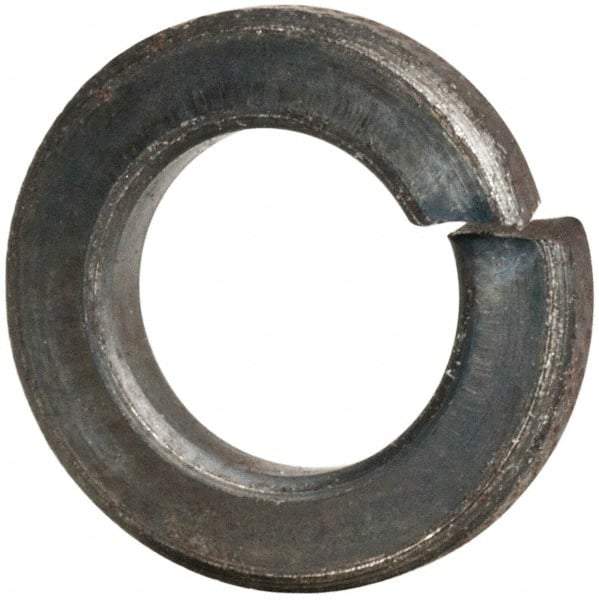 Value Collection - #10, 0.193" ID, 0.056" Thick Split Lock Washer - Grade 2 Spring Steel, Uncoated, 0.193" Min ID, 0.2" Max ID, 0.35" Max OD - USA Tool & Supply
