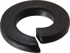 Value Collection - 1/4", 0.252" ID, 0.077" Thick Split Lock Washer - Grade 2 Spring Steel, Uncoated, 0.252" Min ID, 0.26" Max ID, 0.489" Max OD - USA Tool & Supply