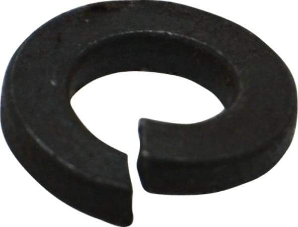 Value Collection - 5/16", 0.314" ID, 0.097" Thick Split Lock Washer - Grade 2 Spring Steel, Uncoated, 0.314" Min ID, 0.322" Max ID, 0.593" Max OD - USA Tool & Supply