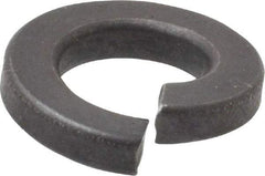 Value Collection - 3/8", 0.377" ID, 0.115" Thick Split Lock Washer - Grade 2 Spring Steel, Uncoated, 0.377" Min ID, 0.385" Max ID, 0.688" Max OD - USA Tool & Supply