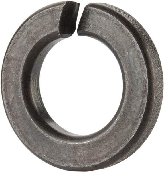 Value Collection - 7/16", 0.44" ID, 0.133" Thick Split Lock Washer - Grade 2 Spring Steel, Uncoated, 0.44" Min ID, 0.45" Max ID, 0.784" Max OD - USA Tool & Supply