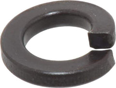 Value Collection - 1/2", 0.502" ID, 0.151" Thick Split Lock Washer - Grade 2 Spring Steel, Uncoated, 0.502" Min ID, 0.512" Max ID, 0.879" Max OD - USA Tool & Supply