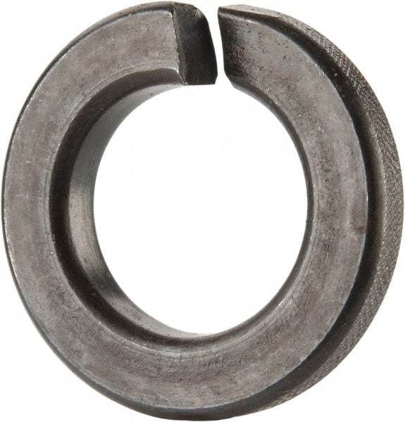 Value Collection - 9/16", 0.564" ID, 0.17" Thick Split Lock Washer - Grade 2 Spring Steel, Uncoated, 0.564" Min ID, 0.574" Max ID, 0.975" Max OD - USA Tool & Supply