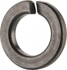 Value Collection - 9/16", 0.564" ID, 0.17" Thick Split Lock Washer - Grade 2 Spring Steel, Uncoated, 0.564" Min ID, 0.574" Max ID, 0.975" Max OD - USA Tool & Supply
