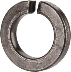 Value Collection - 1-1/8", 1.129" ID, 0.345" Thick Split Lock Washer - Grade 8 Spring Steel, Uncoated, 1.129" Min ID, 1.153" Max ID, 1.903" Max OD - USA Tool & Supply
