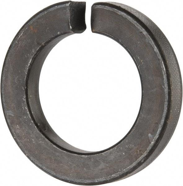 Value Collection - 1-3/4", 1.758" ID, 0.45" Thick Split Lock Washer - Grade 8 Spring Steel, Uncoated, 1.758" Min ID, 1.789" Max ID, 2.82" Max OD - USA Tool & Supply