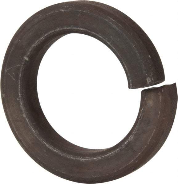 Value Collection - 2", 2.008" ID, 0.496" Thick Split Lock Washer - Grade 8 Spring Steel, Uncoated, 2.008" Min ID, 2.039" Max ID, 3.144" Max OD - USA Tool & Supply