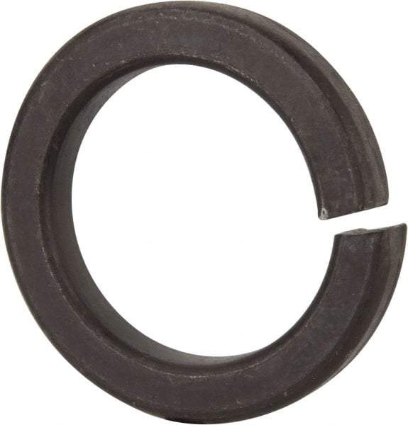 Value Collection - 2-1/2", 0.496" Thick Split Lock Washer - Grade 8 Spring Steel, Uncoated, 2.512" Min ID, 2.543" Max ID, 3.648" Max OD - USA Tool & Supply