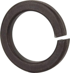 Value Collection - 2-1/2", 0.496" Thick Split Lock Washer - Grade 8 Spring Steel, Uncoated, 2.512" Min ID, 2.543" Max ID, 3.648" Max OD - USA Tool & Supply