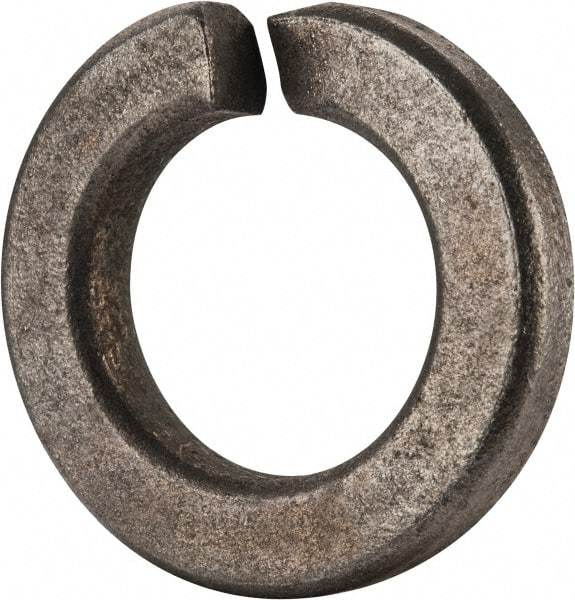 Value Collection - 3/4", 0.753" ID, 0.226" Thick Split Lock Washer - Grade 2 Spring Steel, Zinc-Plated Finish, 0.753" Min ID, 0.766" Max ID, 1.285" Max OD - USA Tool & Supply