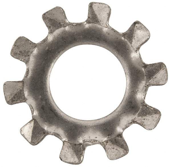 Value Collection - 5/16" Screw, 0.326" ID, Stainless Steel External Tooth Lock Washer - 0.601" OD, Uncoated, Grade 18-8 - USA Tool & Supply