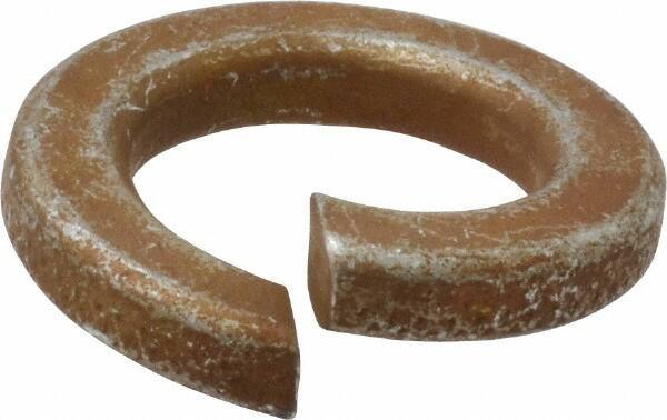 Value Collection - 3/4", 0.753" ID, 0.188" Thick Split Lock Washer - Grade 2 Spring Steel, Zinc Yellow Dichromate Finish, 0.753" Min ID, 0.766" Max ID, 1.265" Max OD - USA Tool & Supply