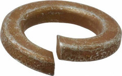 Value Collection - 3/4", 0.753" ID, 0.188" Thick Split Lock Washer - Grade 2 Spring Steel, Zinc Yellow Dichromate Finish, 0.753" Min ID, 0.766" Max ID, 1.265" Max OD - USA Tool & Supply
