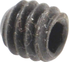 Holo-Krome - 1/4-20 UNC, 1/4" OAL, Cup Point Set Screw - Grade 8 Alloy Steel, 1/8" Key - USA Tool & Supply