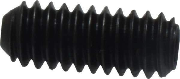 Holo-Krome - 1/4-20 UNC, 5/8" OAL, Cup Point Set Screw - Grade 8 Alloy Steel, 1/8" Key - USA Tool & Supply