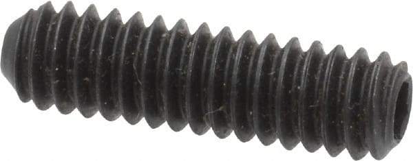 Holo-Krome - 1/4-20 UNC, 7/8" OAL, Cup Point Set Screw - Grade 8 Alloy Steel, 1/8" Key - USA Tool & Supply