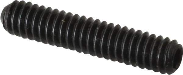 Holo-Krome - 1/4-20 UNC, 1-1/4" OAL, Cup Point Set Screw - Grade 8 Alloy Steel, 1/8" Key - USA Tool & Supply