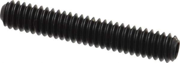 Holo-Krome - 1/4-20 UNC, 1-1/2" OAL, Cup Point Set Screw - Grade 8 Alloy Steel, 1/8" Key - USA Tool & Supply