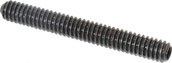 Holo-Krome - 1/4-20 UNC, 2" OAL, Cup Point Set Screw - Grade 8 Alloy Steel, 1/8" Key - USA Tool & Supply