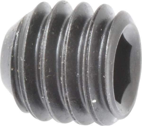 Holo-Krome - 5/16-18 UNC, 5/16" OAL, Cup Point Set Screw - Grade 8 Alloy Steel, 5/32" Key - USA Tool & Supply