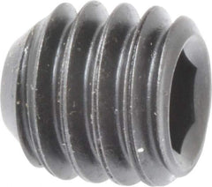 Holo-Krome - 5/16-18 UNC, 5/16" OAL, Cup Point Set Screw - Grade 8 Alloy Steel, 5/32" Key - USA Tool & Supply