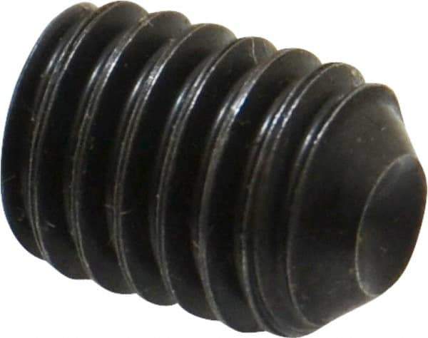 Holo-Krome - 3/8-16 UNC, 1/2" OAL, Cup Point Set Screw - Grade 8 Alloy Steel, 3/16" Key - USA Tool & Supply