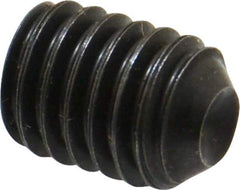 Holo-Krome - 3/8-16 UNC, 1/2" OAL, Cup Point Set Screw - Grade 8 Alloy Steel, 3/16" Key - USA Tool & Supply
