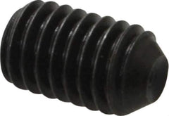 Holo-Krome - 3/8-16 UNC, 5/8" OAL, Cup Point Set Screw - Grade 8 Alloy Steel, 3/16" Key - USA Tool & Supply