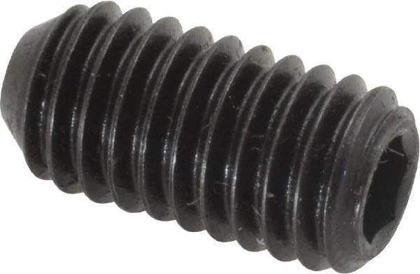 Holo-Krome - 3/8-16 UNC, 3/4" OAL, Cup Point Set Screw - Grade 8 Alloy Steel, 3/16" Key - USA Tool & Supply