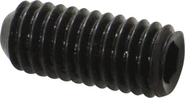 Holo-Krome - 3/8-16 UNC, 7/8" OAL, Cup Point Set Screw - Grade 8 Alloy Steel, 3/16" Key - USA Tool & Supply