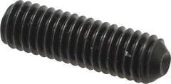 Holo-Krome - 3/8-16 UNC, 1-1/4" OAL, Cup Point Set Screw - Grade 8 Alloy Steel, 3/16" Key - USA Tool & Supply