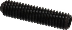 Holo-Krome - 3/8-16 UNC, 1-1/2" OAL, Cup Point Set Screw - Grade 8 Alloy Steel, 3/16" Key - USA Tool & Supply