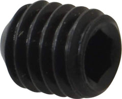 Holo-Krome - 7/16-14 UNC, 1/2" OAL, Cup Point Set Screw - Grade 8 Alloy Steel, 7/32" Key - USA Tool & Supply