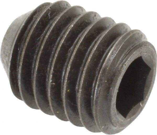 Holo-Krome - 1/2-13 UNC, 5/8" OAL, Cup Point Set Screw - Grade 8 Alloy Steel, 1/4" Key - USA Tool & Supply