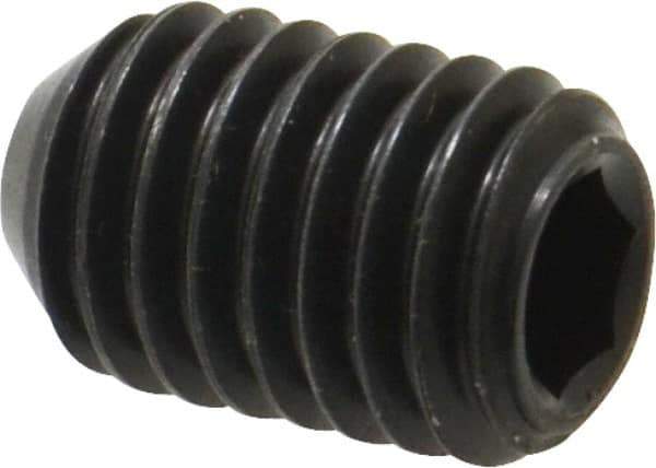 Holo-Krome - 1/2-13 UNC, 3/4" OAL, Cup Point Set Screw - Grade 8 Alloy Steel, 1/4" Key - USA Tool & Supply
