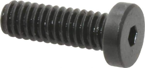 Holo-Krome - #8-32 UNC Hex Socket Drive, Low Socket Cap Screw - Alloy Steel, Black Oxide Finish, Fully Threaded, 1/2" Length Under Head - USA Tool & Supply